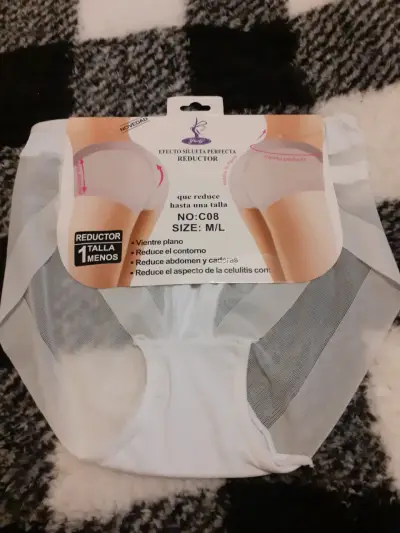 Calzón reductor efecto silueta blanco talla M - miniatura 1