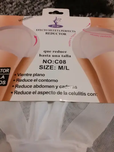 Calzón reductor efecto silueta blanco talla M - miniatura 2