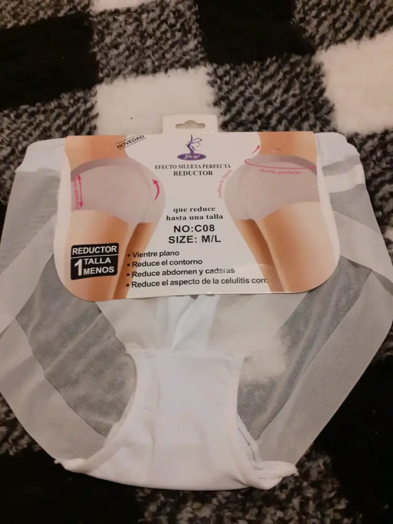 Calzón reductor efecto silueta blanco talla M - 4