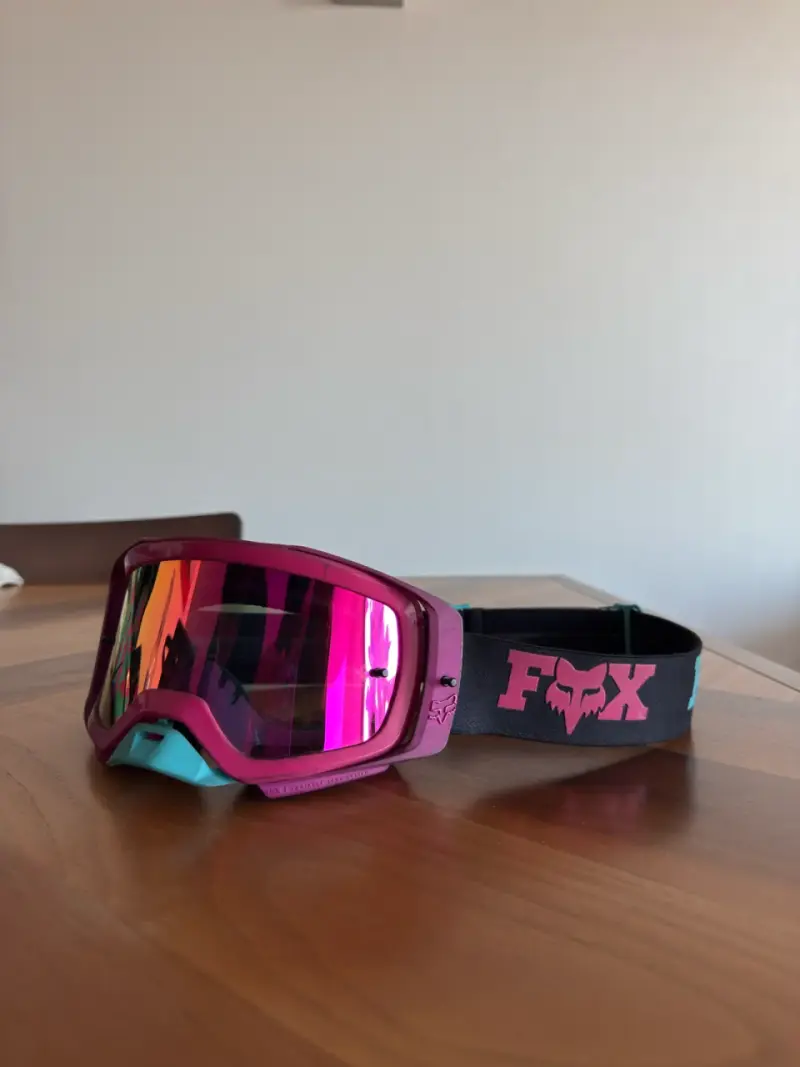 Casco motocross Fox camuflado V1 + antiparras - 4