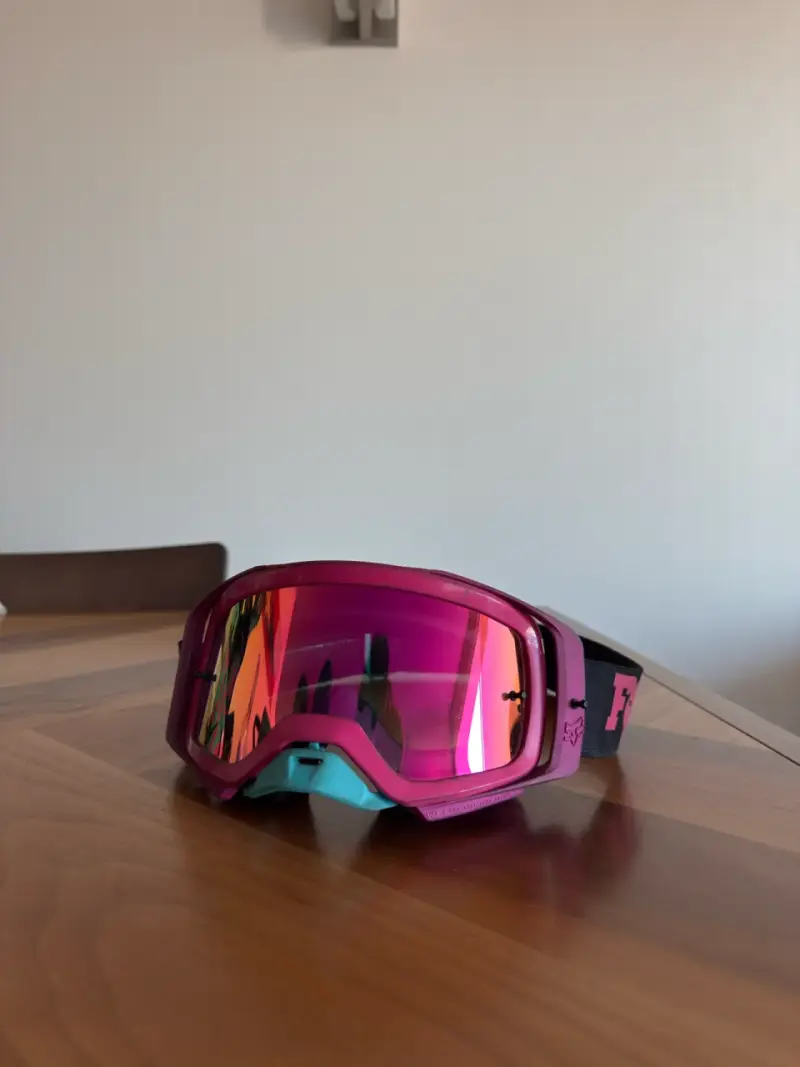 Casco motocross Fox camuflado V1 + antiparras - 5