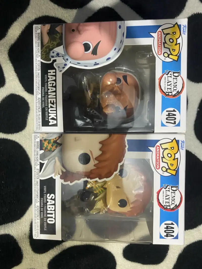 Figuras Funko Pop HAGANEZUKA y SABITO
