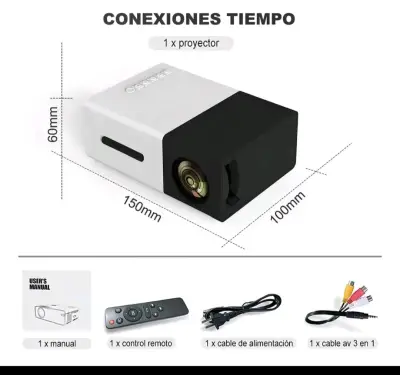 Mini proyector portátil - miniatura 4