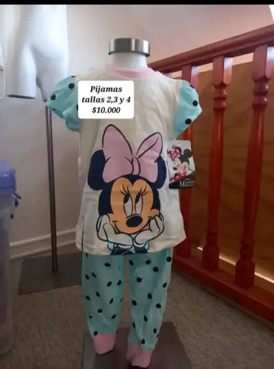 Pijama infantil Minnie Mouse, nuevos con etiquetas - miniatura 1