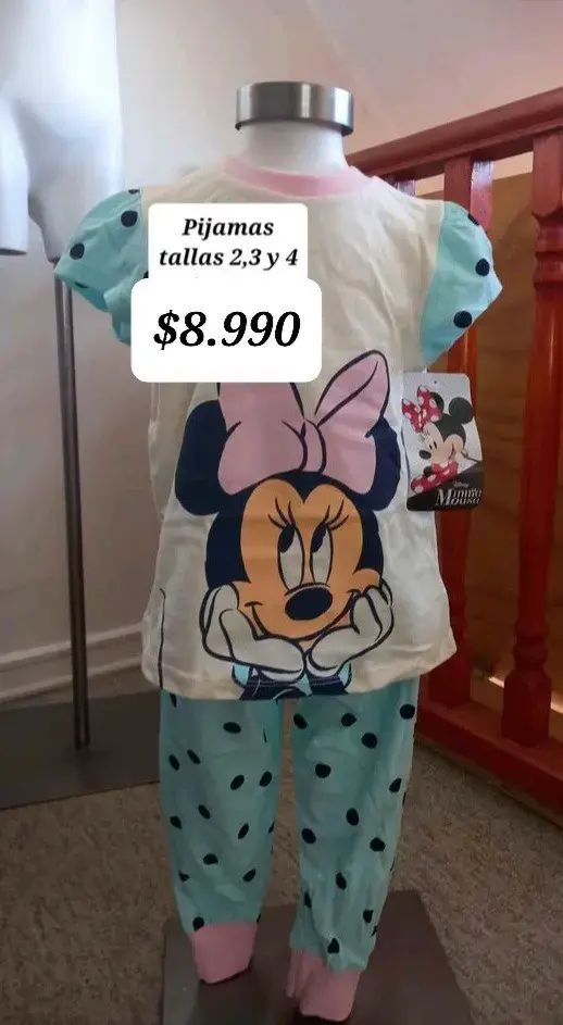 Pijama infantil Minnie Mouse, nuevos con etiquetas - 2