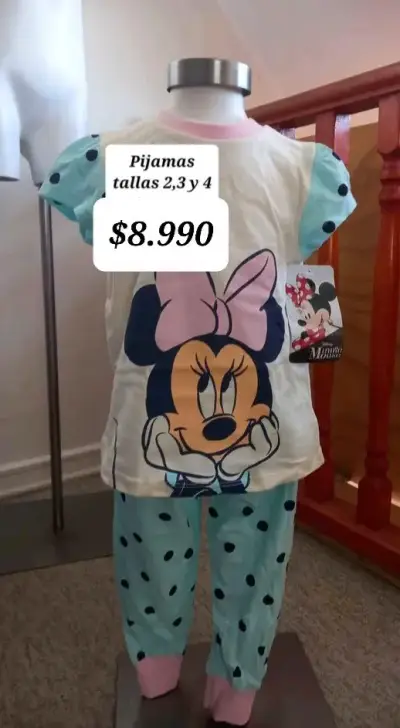 Pijama infantil Minnie Mouse, nuevos con etiquetas - miniatura 2