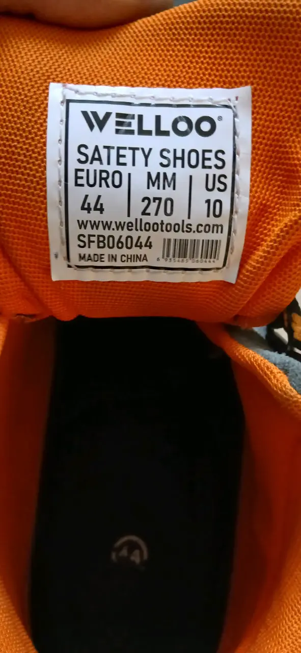 Zapatos de seguridad Welloo talla 44 - 1