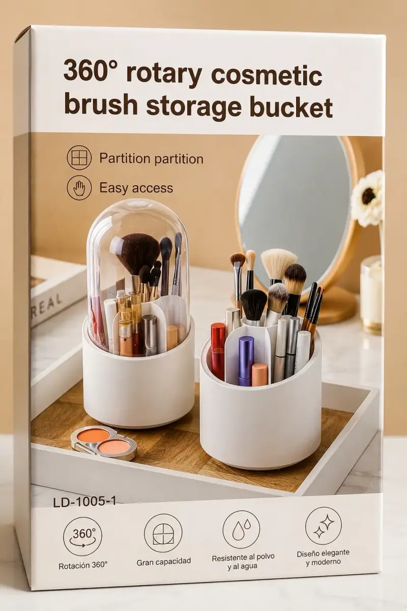 Organizador giratorio para brochas - 1