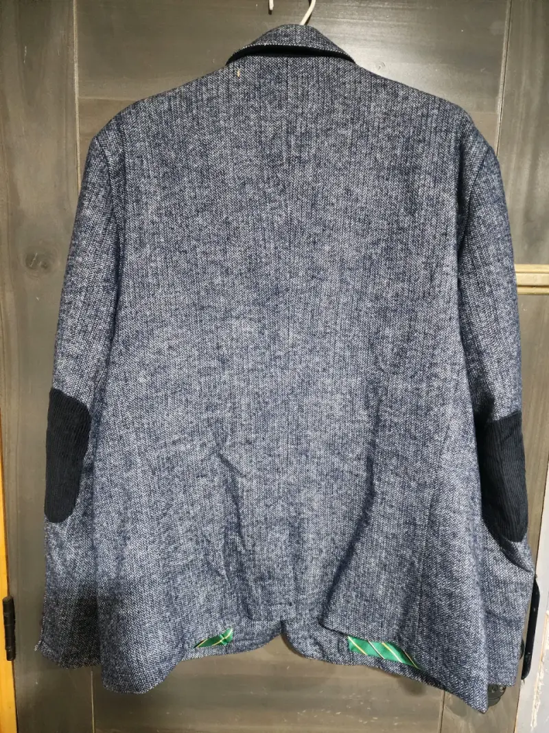Blazer sport azul gris talla L - 2
