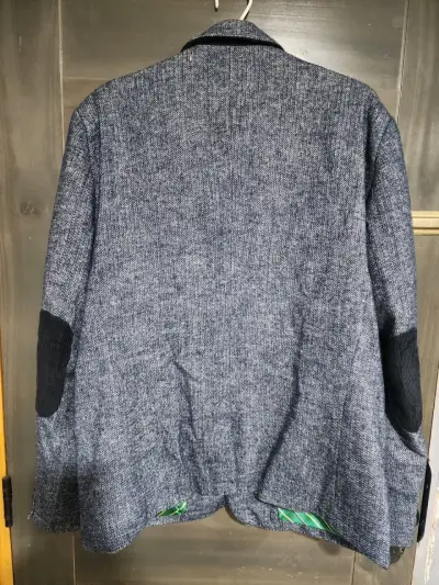 Blazer sport azul gris talla L - miniatura 2