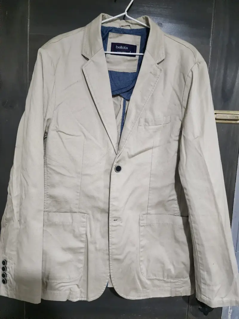 Blazer beige marca Bellota talla L - 1