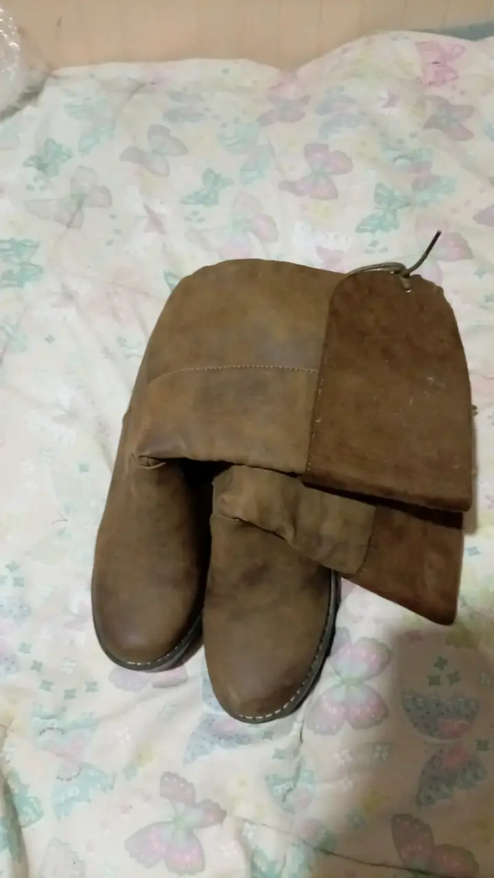 Botas marrones de gamuza