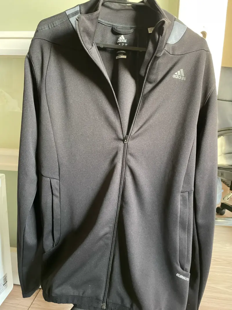 Chaqueta negra Adidas Climalite talla M - 1