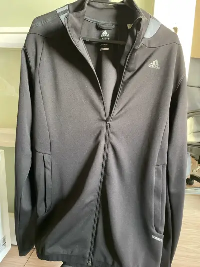 Chaqueta negra Adidas Climalite talla M - miniatura 1