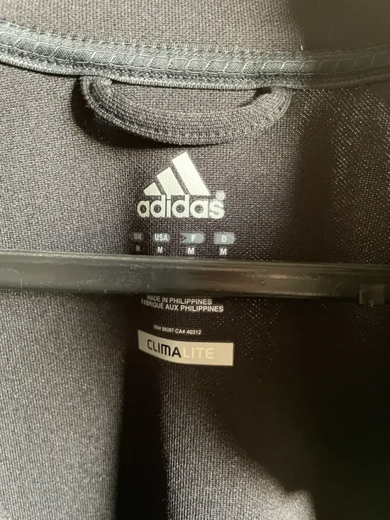 Chaqueta negra Adidas Climalite talla M - 2