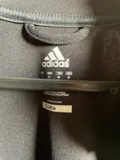 Chaqueta negra Adidas Climalite talla M - miniatura 2