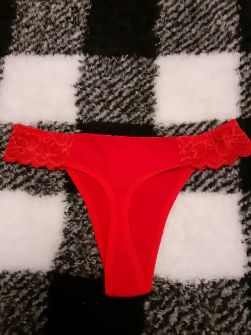 Colaless rojo con encaje talla L mujer - 3