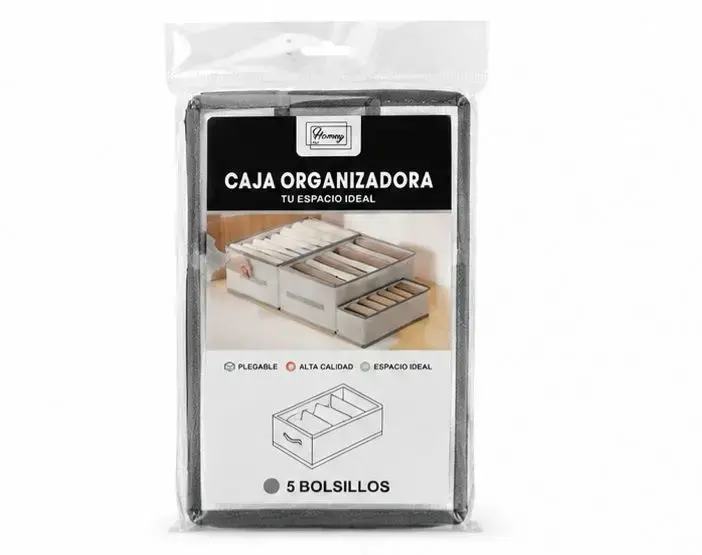 Caja organizadora 5 bolsillos