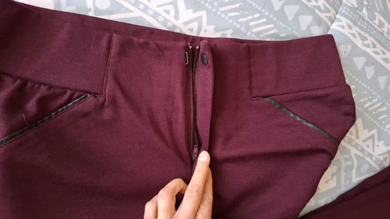Pantalones morados de mujer - 3