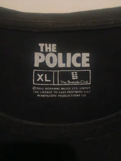 Polera negra de The Police - miniatura 2
