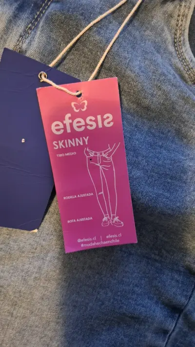Jeans skinny tiro medio Efesis - miniatura 1