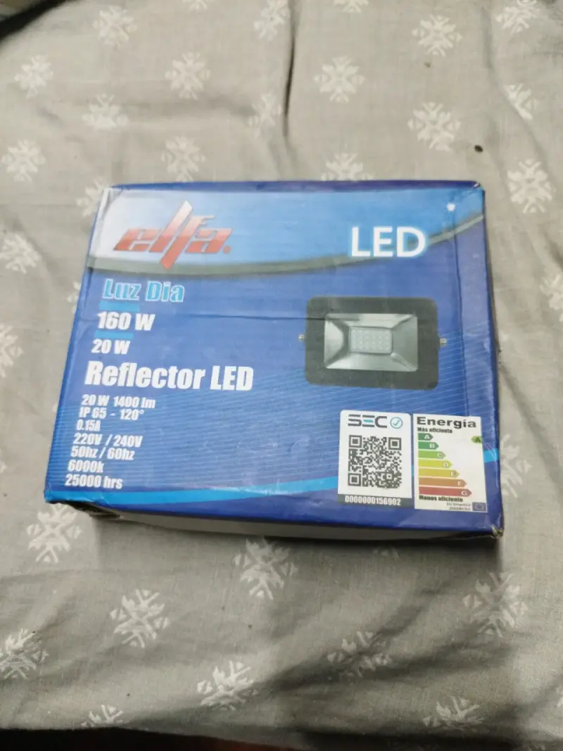 Reflector LED 20W Luz Día