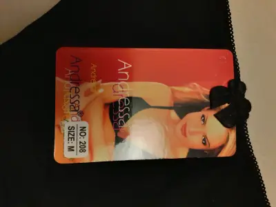 Colaless negro con encaje Mujer talla M - miniatura 2