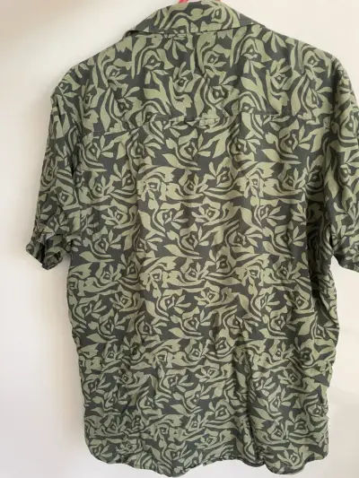 Camisa estampada verde Falcone - miniatura 2