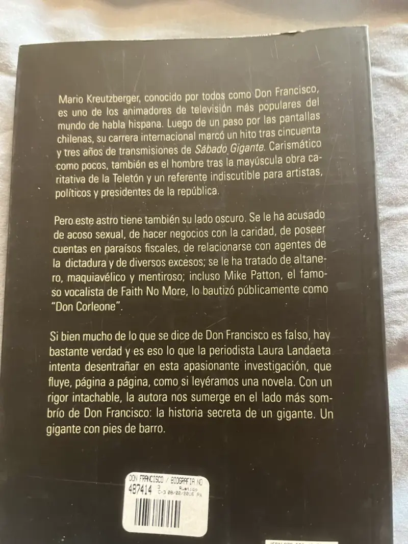 Libro Don Francisco biografía - 2