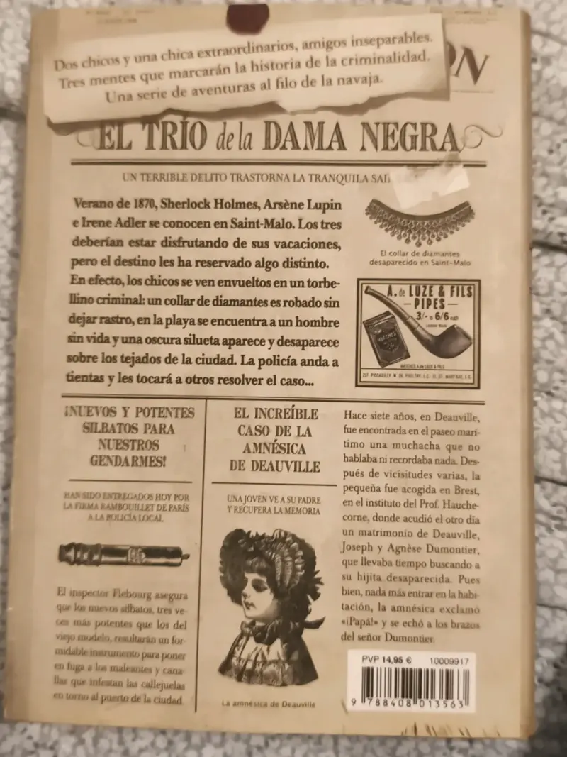 Sherlock Lupin y Yo: El Trío de la Dama Negra - 3