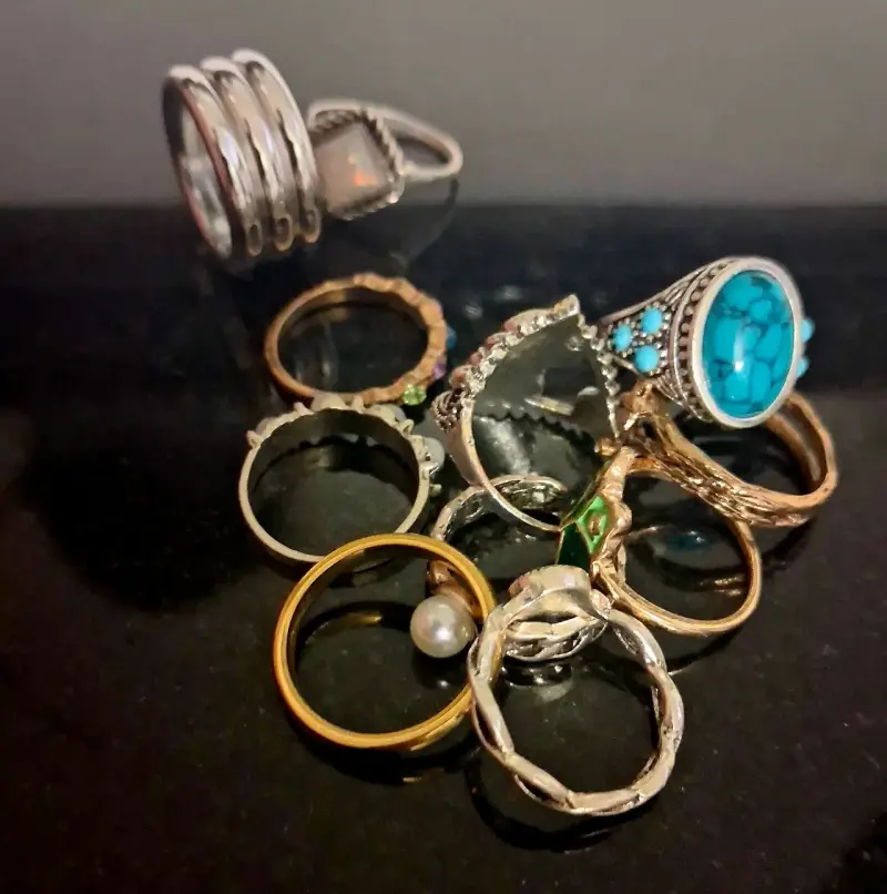 Set de anillos variados (50 piezas) - 2