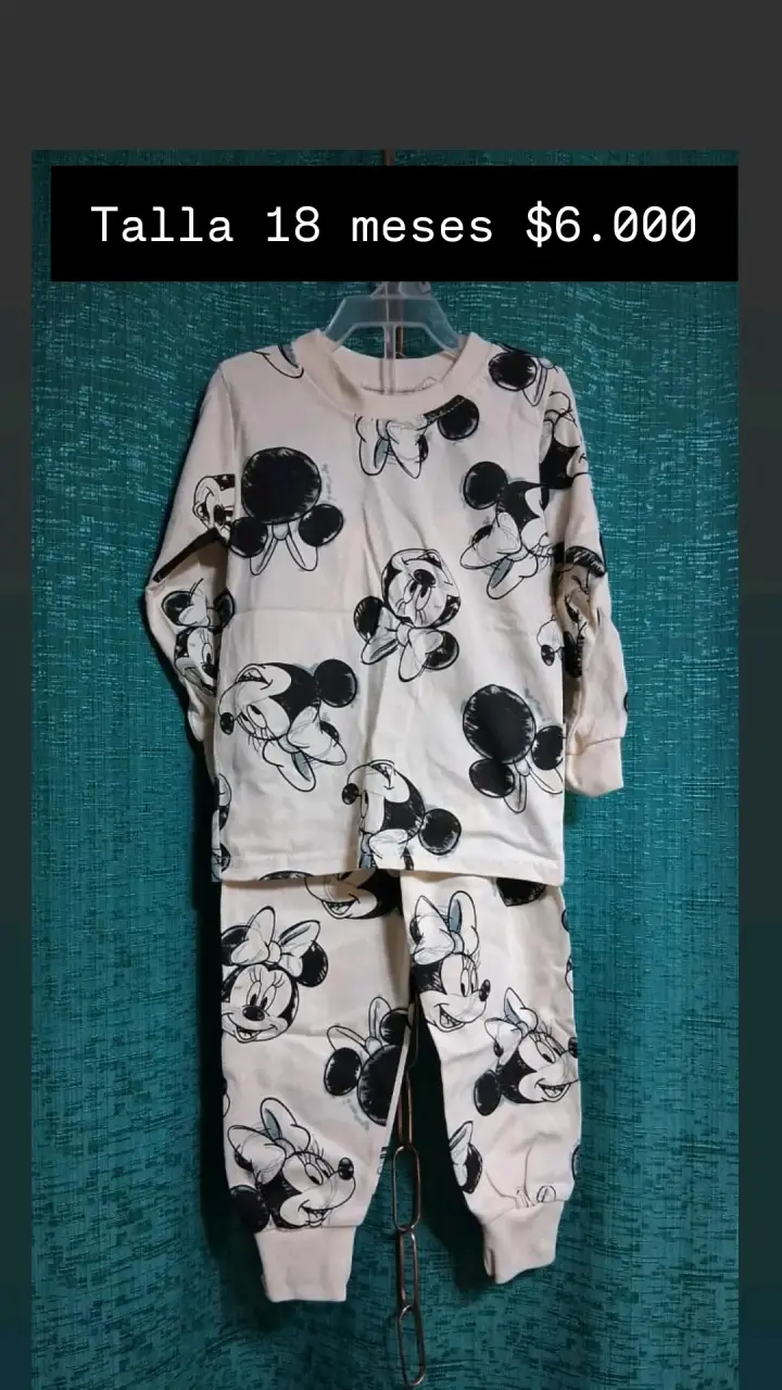 Pijama infantil estampado Disney