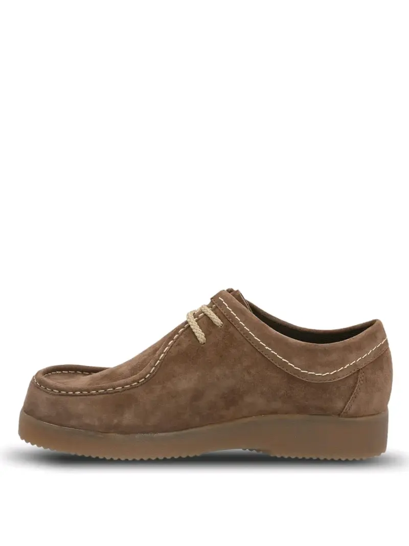 Zapatos casuales de gamuza marrón - 1