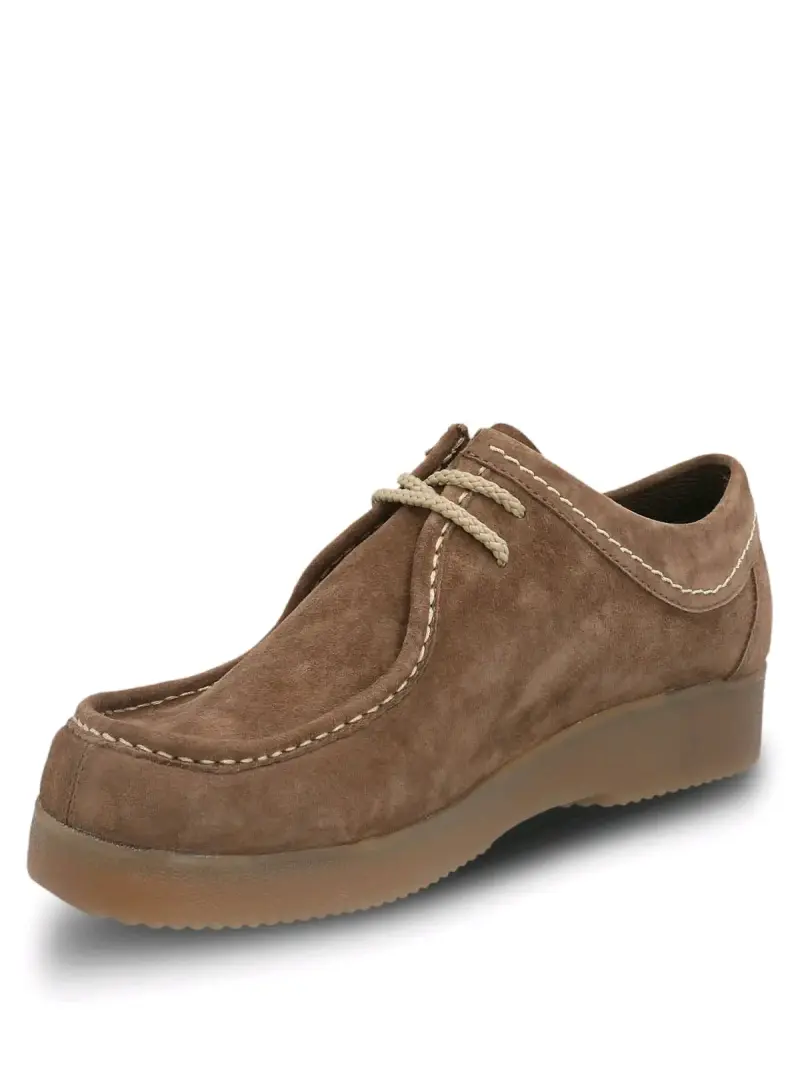 Zapatos casuales de gamuza marrón - 2