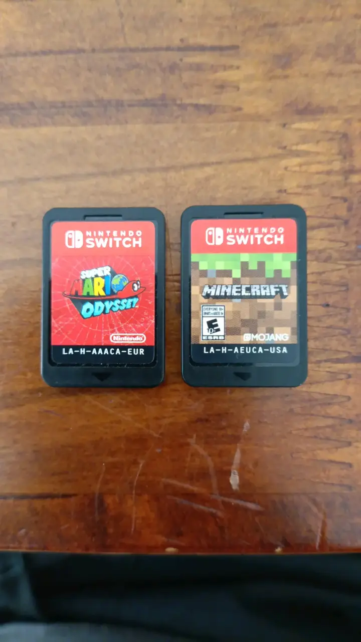Juegos Nintendo Switch Mario y Minecraft