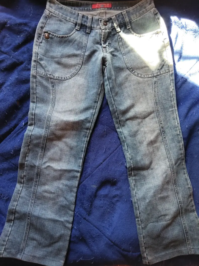 Jeans tiro bajo Y2k - 1
