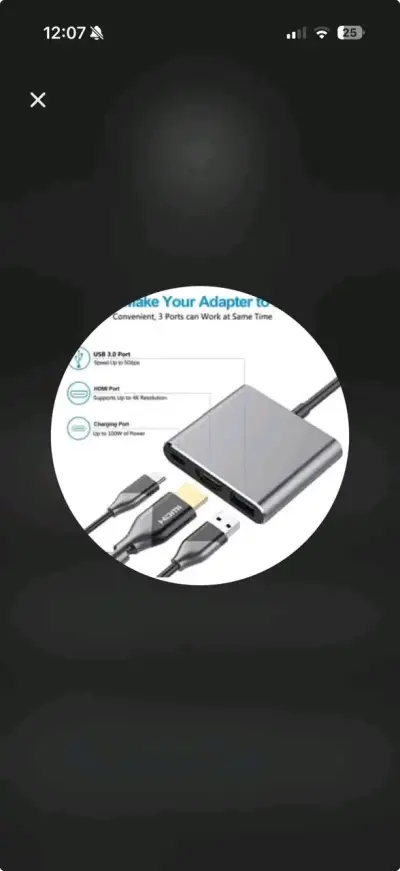 Adaptador USB-C a HDMI - miniatura 1