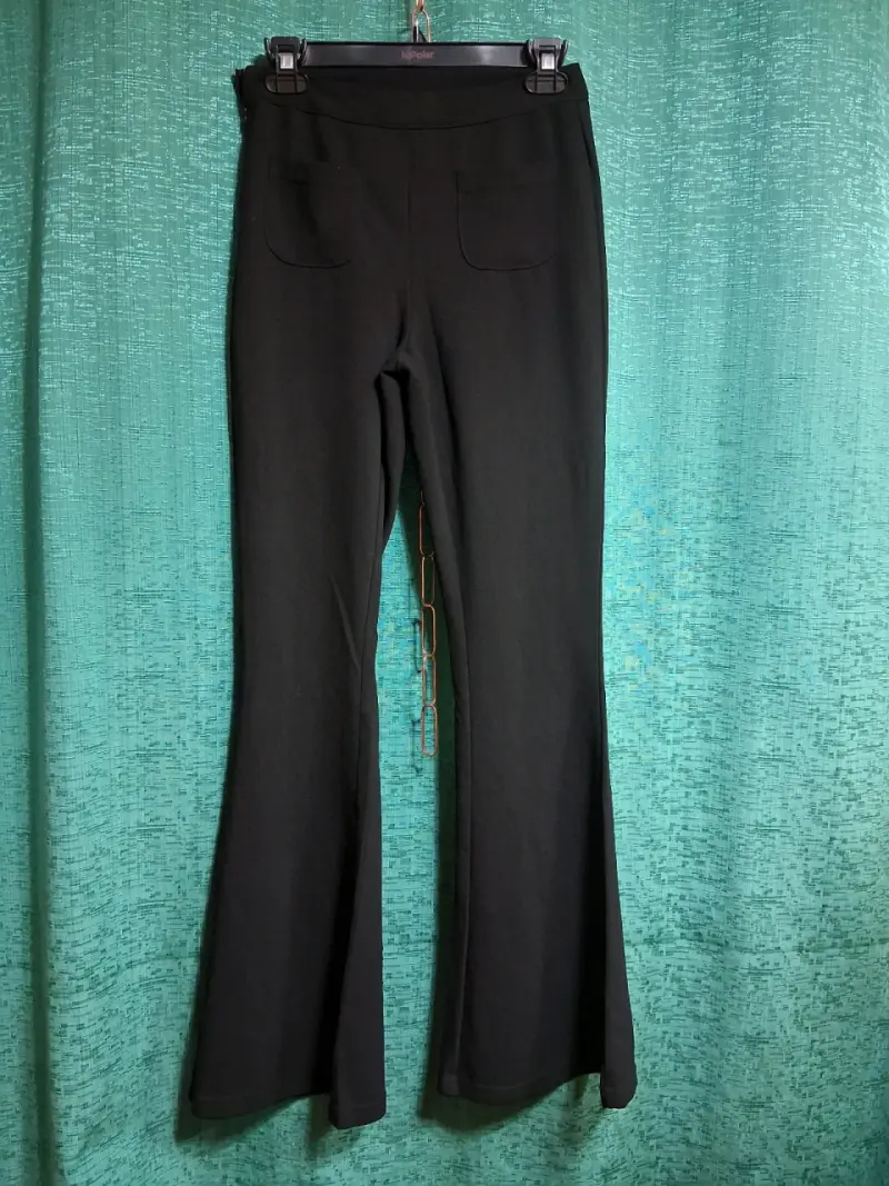Pantalones negros flare shein - 1