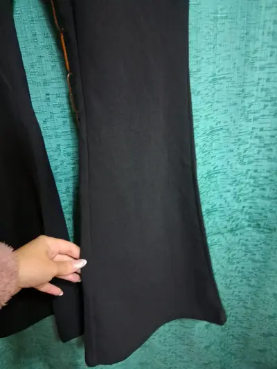 Pantalones negros flare shein - miniatura 3