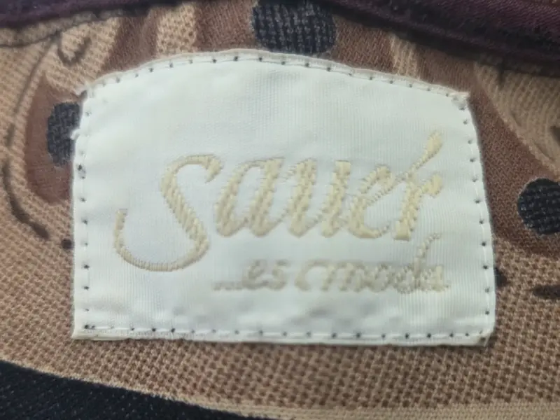 Conjunto de patrón geométrico retro - 4