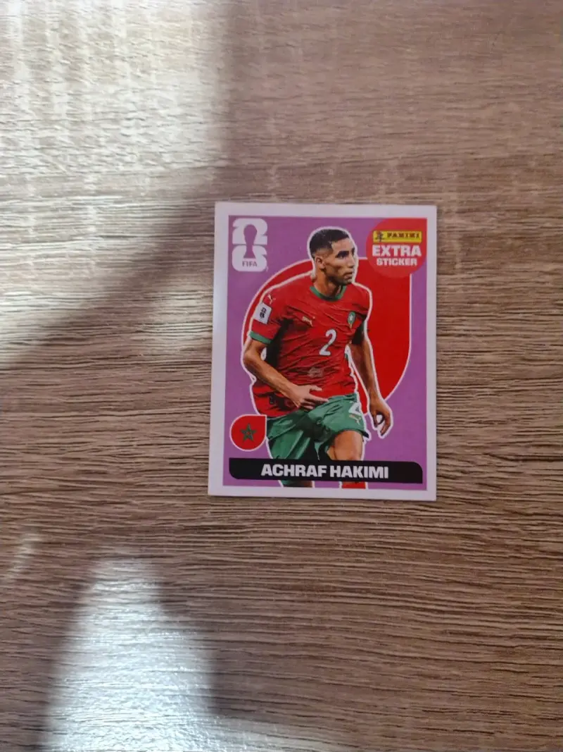 Lámina Panini Achraf Hakimi extra