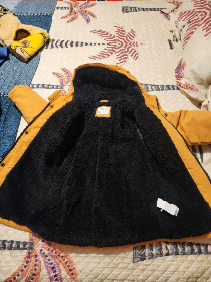 Abrigo acolchado amarillo niño - 1