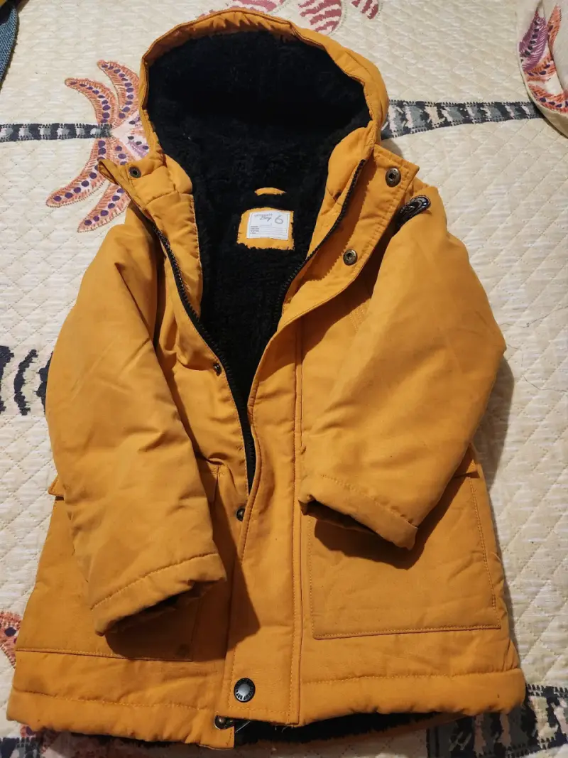 Abrigo acolchado amarillo niño - 2