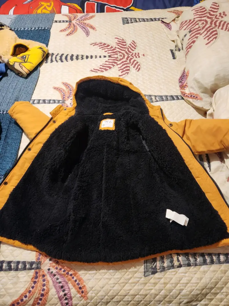Abrigo acolchado amarillo niño - 3