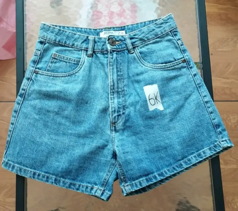 Shorts de mezclilla azul - 1