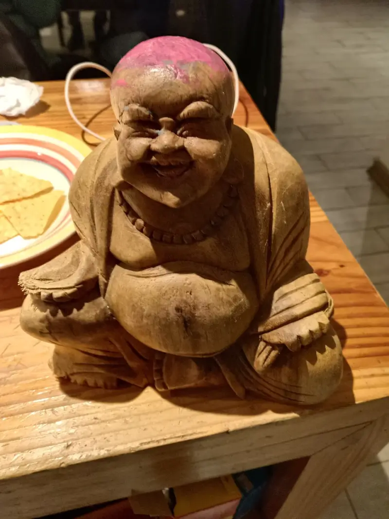 Figura decorativa de Buda
