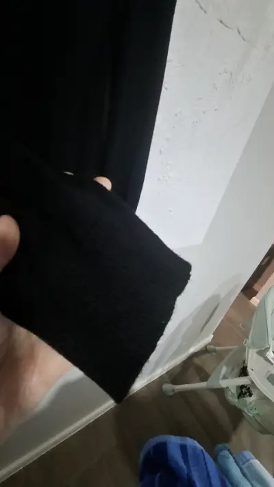 Cardigan negro de punto - miniatura 4