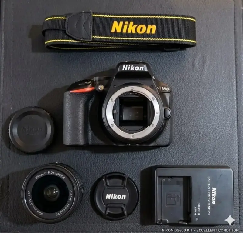 Cámara Nikon D5600 en buen estado - 3