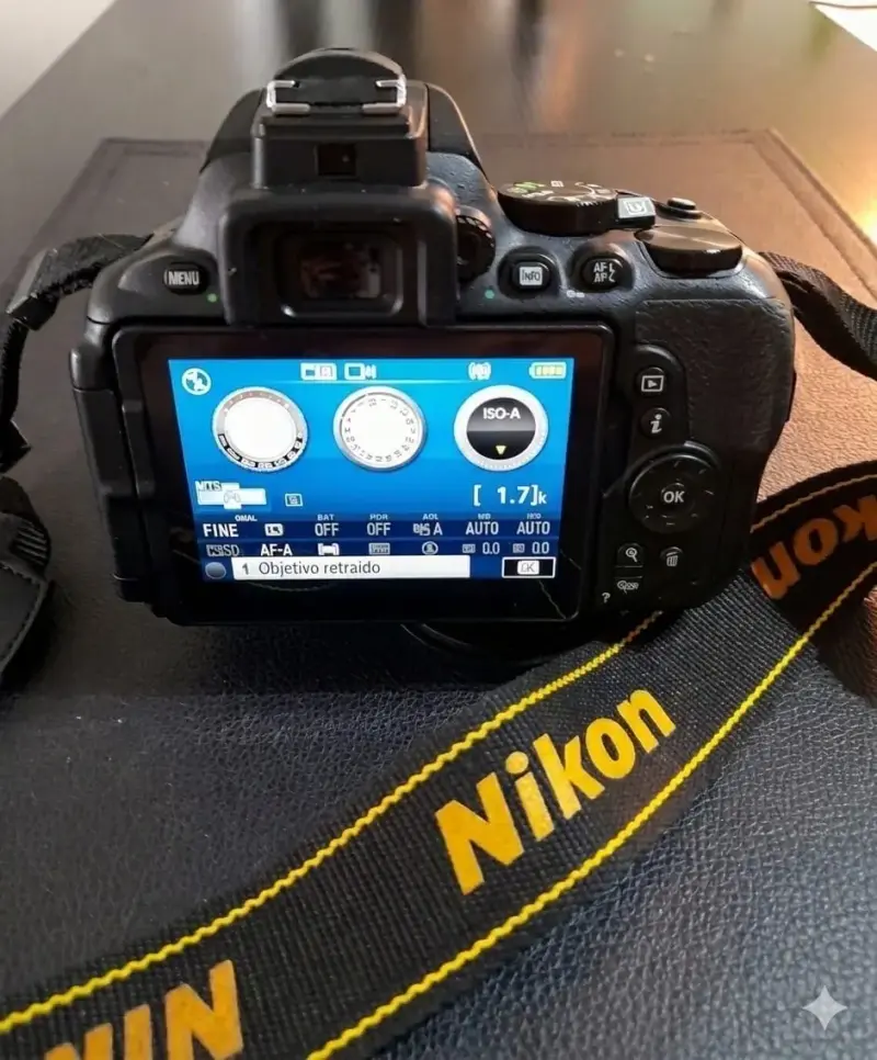 Cámara Nikon D5600 en buen estado - 4