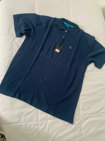 Polera polo azul marino talla L - miniatura 2